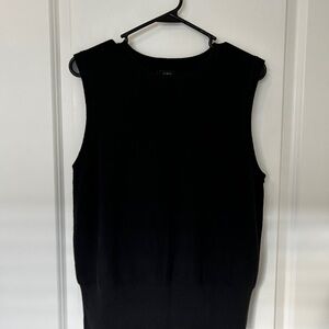 J. Crew Classic Black Knit Tank Top